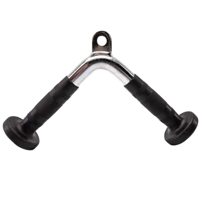 Puxador Tríceps Cromado Manoplas Injetadas