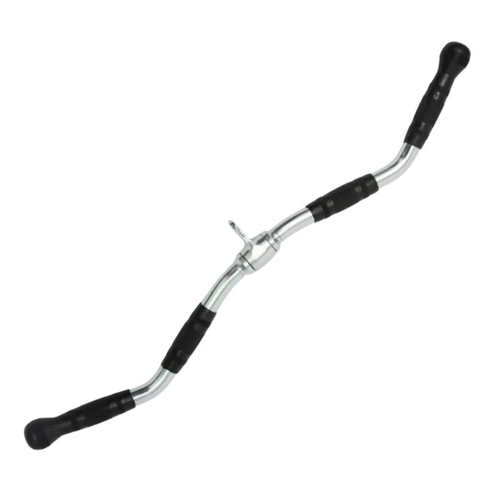 Barra Puxador Costas 78cm Dupla Maciço Giratório