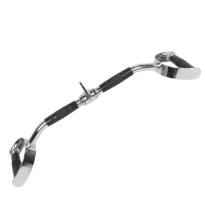 BARRA CURVA COM ESTRIBO 960mm  CROMADO GIRATÓRIO COM  MANOPLAS INJETADAS