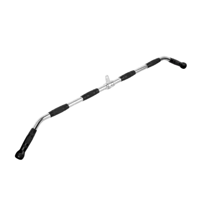 BARRA PUXADOR COSTAS 1200mm  MACIÇO CROMADO GIRATÓRIO COM  MANOPLAS INJETADAS