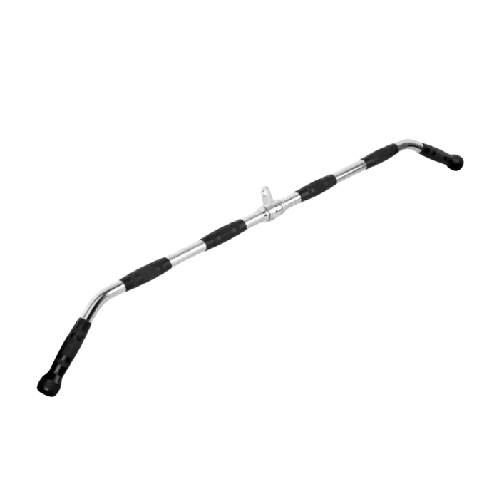 BARRA PUXADOR COSTAS 1200mm  MACIÇO CROMADO GIRATÓRIO COM  MANOPLAS INJETADAS