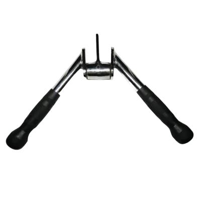 PUXADOR TRÍCEPS CROMADO  GIRATÓRIO COM MANOPLAS  INJETADAS