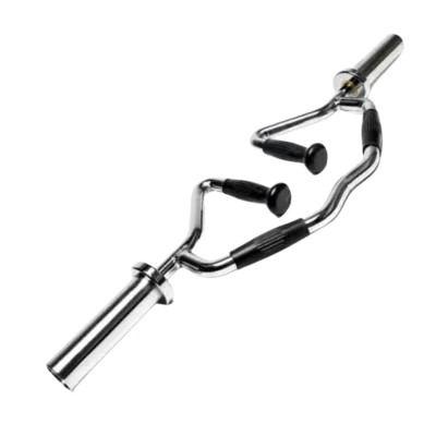 BARRA MULTIFUNCIONAL OLÍMPICA CROMADA 1200MM COM  PEGADORES INJETADOS ANATÔMICO