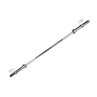 BARRA 1200mm OLÍMPICA  CROMADA RECATILHADA C/ BUCHA DE BRONZE