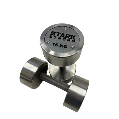 KIT DUMBBELL CROMADO 35KG ATÉ 50KG - STARK STRONG